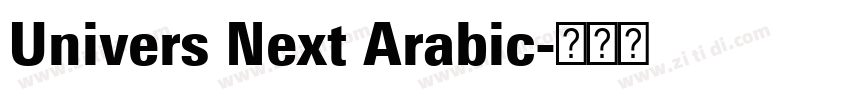 Univers Next Arabic字体转换